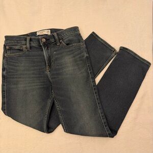 Abercrombie Kids Blue Skinny Denim Jeans boys 13/14 Slim
